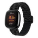 Bracelet nylon tissé Fitbit Sense (noir)