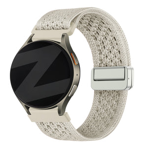 Bandz Bracelet nylon Vintage Samsung Galaxy Watch 6 Classic - 43mm (lumière stellaire)