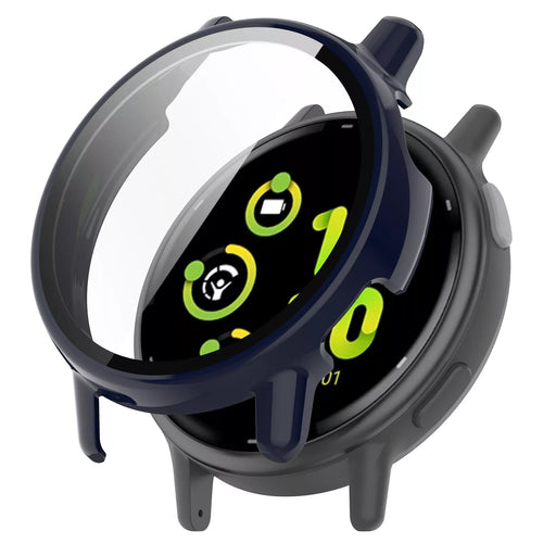 Coque rigide avec verre Garmin Vivoactive 5 (bleu foncé)