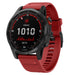 Bracelet silicone Garmin Fenix 7 (rouge)