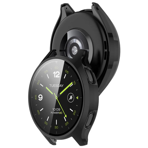 Coque rigide Xiaomi Watch 2 avec verre (noir)