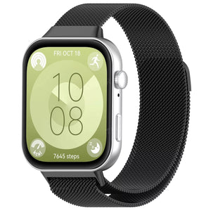 Bracelet milanais Huawei Watch Fit 4 Pro (noir)