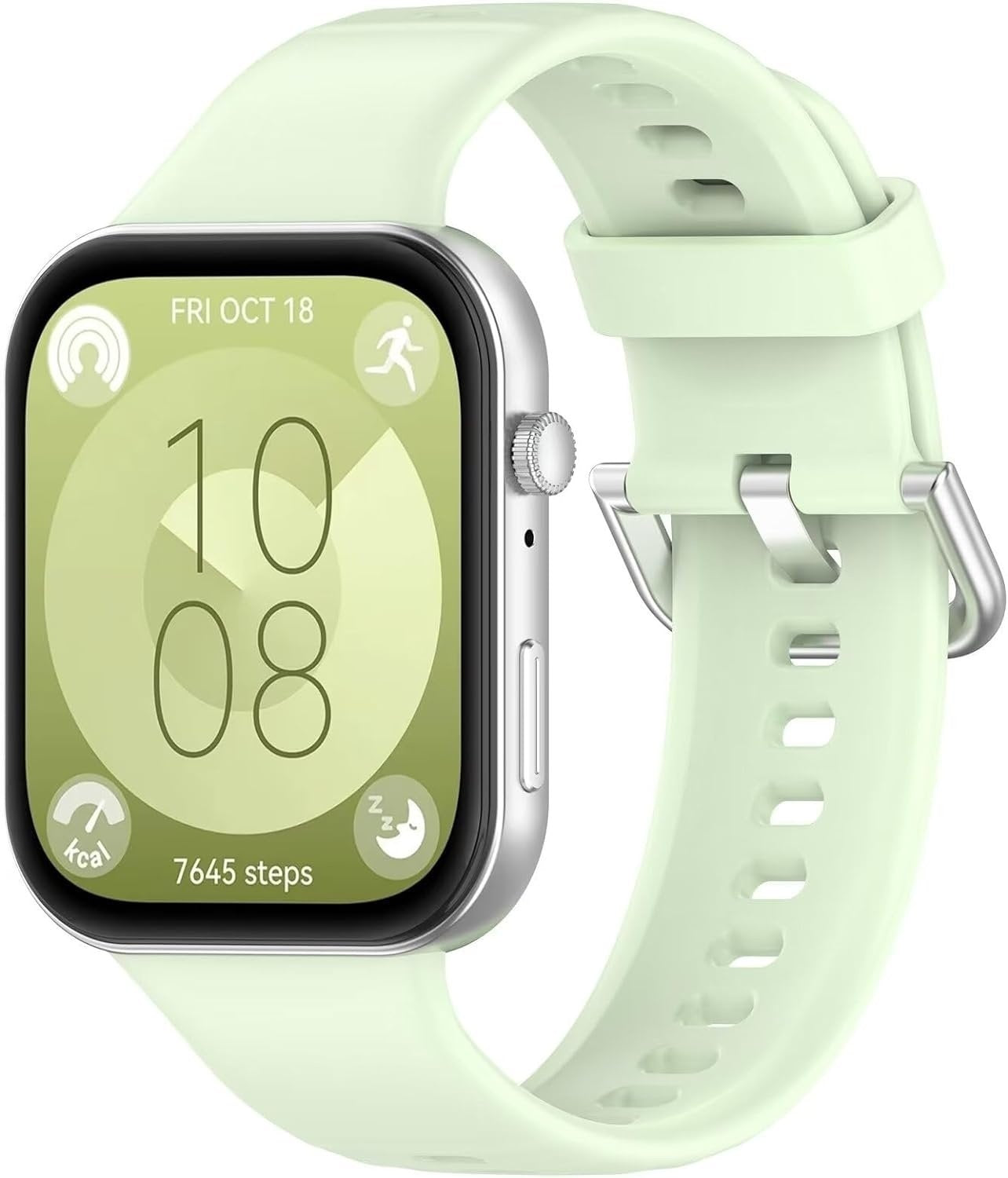 Bracelet silicone Huawei Watch Fit 4 Pro (vert clair)
