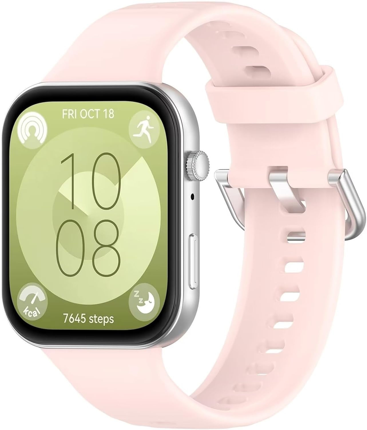 Bracelet silicone Huawei Watch Fit 4 (rose clair)