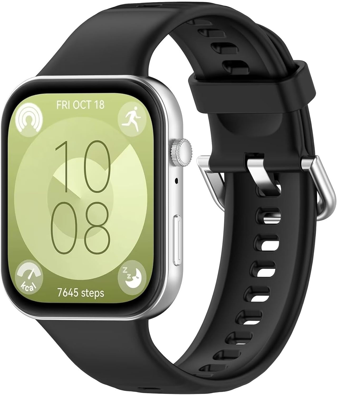Bracelet silicone Huawei Watch Fit 4 (noir)
