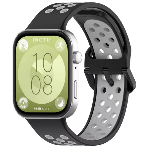 Bracelet sport Huawei Watch Fit 4 Pro (noir/gris)