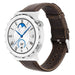 Bracelet cuir Huawei Watch GT 3 Pro 43mm (marron foncé)