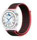 Bracelet nylon Huawei Watch GT 3 Pro 43mm (noir/rouge)