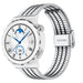 Bracelet acier luxe Huawei Watch GT 3 Pro 43mm (noir-argent)