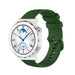 Bracelet silicone luxe Huawei Watch GT 3 Pro 43mm (vert armée)