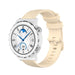 Bracelet silicone luxe Huawei Watch GT 3 Pro 43mm (beige)