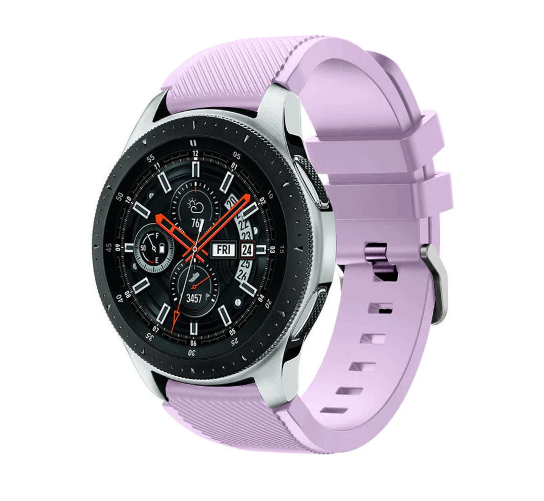 Bracelet silicone Samsung Galaxy Watch 46mm (lilas)