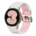 Samsung Galaxy Watch 4 40mm Squared Sport Strap (White/Pink)
