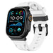 Bracelet silicone race Apple Watch (blanc)