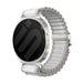 Samsung Galaxy Watch 9 - 40mm Outdoor Nylon Strap with P-Buckle (White with Silver)