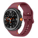 Bracelet silicone Samsung Galaxy Watch 9 - 44mm (rouge)