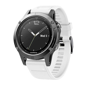 Bracelet silicone Garmin Instinct 2 (blanc)