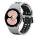 Bracelet sport carré Samsung Galaxy Watch 4 44mm (blanc/noir)