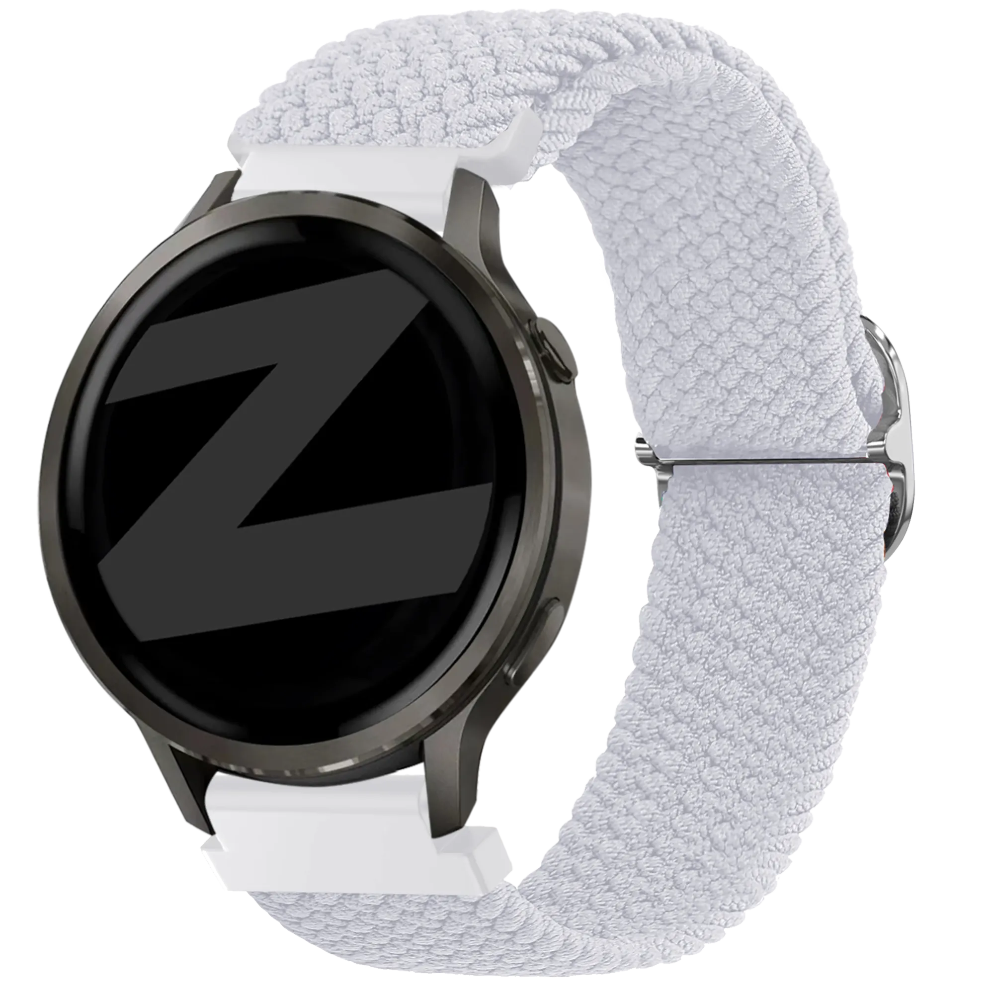Bandz Bracelet tressé réglable Garmin Forerunner 265s (blanc)