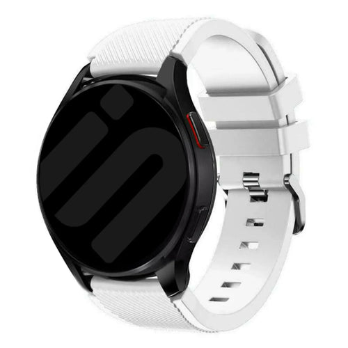 Bracelet silicone sergé Suunto Run (blanc)