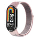 Bracelet nylon Xiaomi Smart Band 8 (rose/gris)