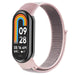 Bracelet nylon Xiaomi Smart Band 8 (rose/gris)