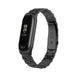 Bracelet acier Xiaomi Mi Band 3/4 (noir)