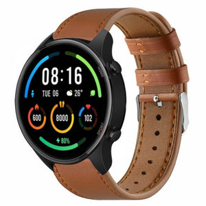 Bracelet cuir moderna Xiaomi Mi Watch (marron)