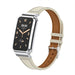 Bracelet cuir Xiaomi Smart Band 7 Pro (blanc)