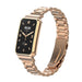 Bracelet acier Xiaomi Smart Band 7 Pro (or rose)
