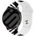 Bracelet silicone imprimé Garmin Forerunner 55 (motif zèbre)