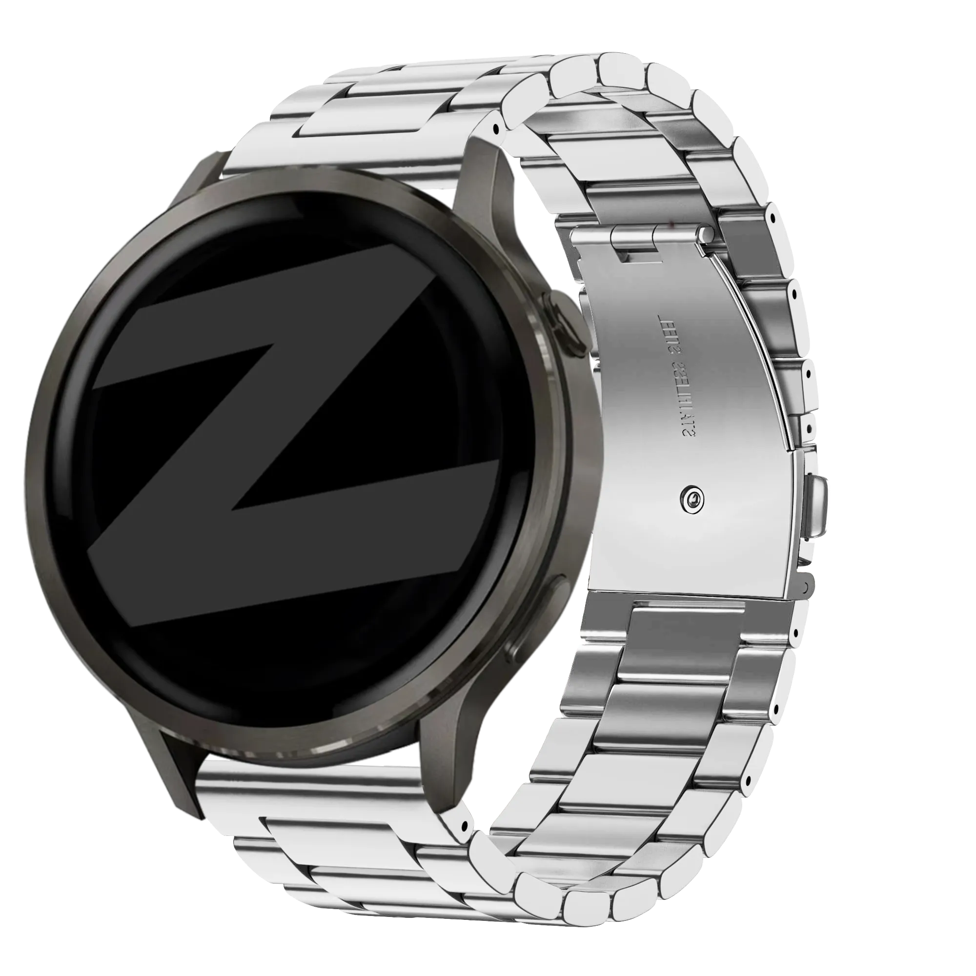 Bandz Garmin D2 Air X15 Steel Strap 'Classic' (Silver)