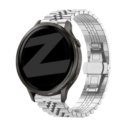 Bandz Bracelet acier 'Jubilee' Garmin Vivomove Sport (argent)