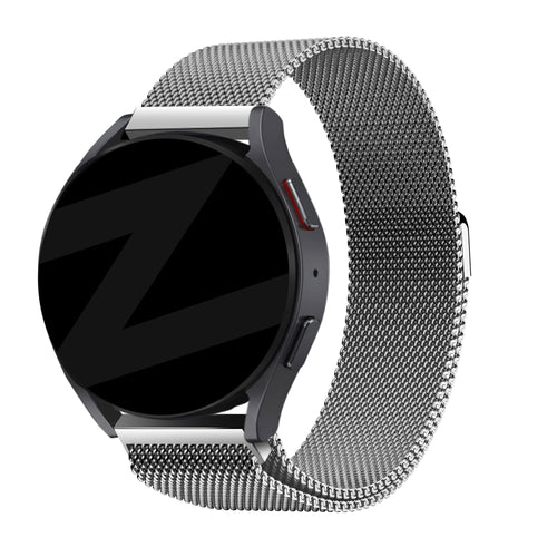 Bandz Bracelet milanais Garmin Forerunner 570 - 47mm (argent)