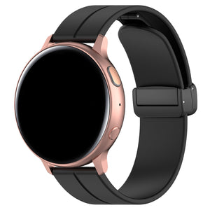 Bracelet silicone avec boucle Amazfit Bip U (Pro) (noir)