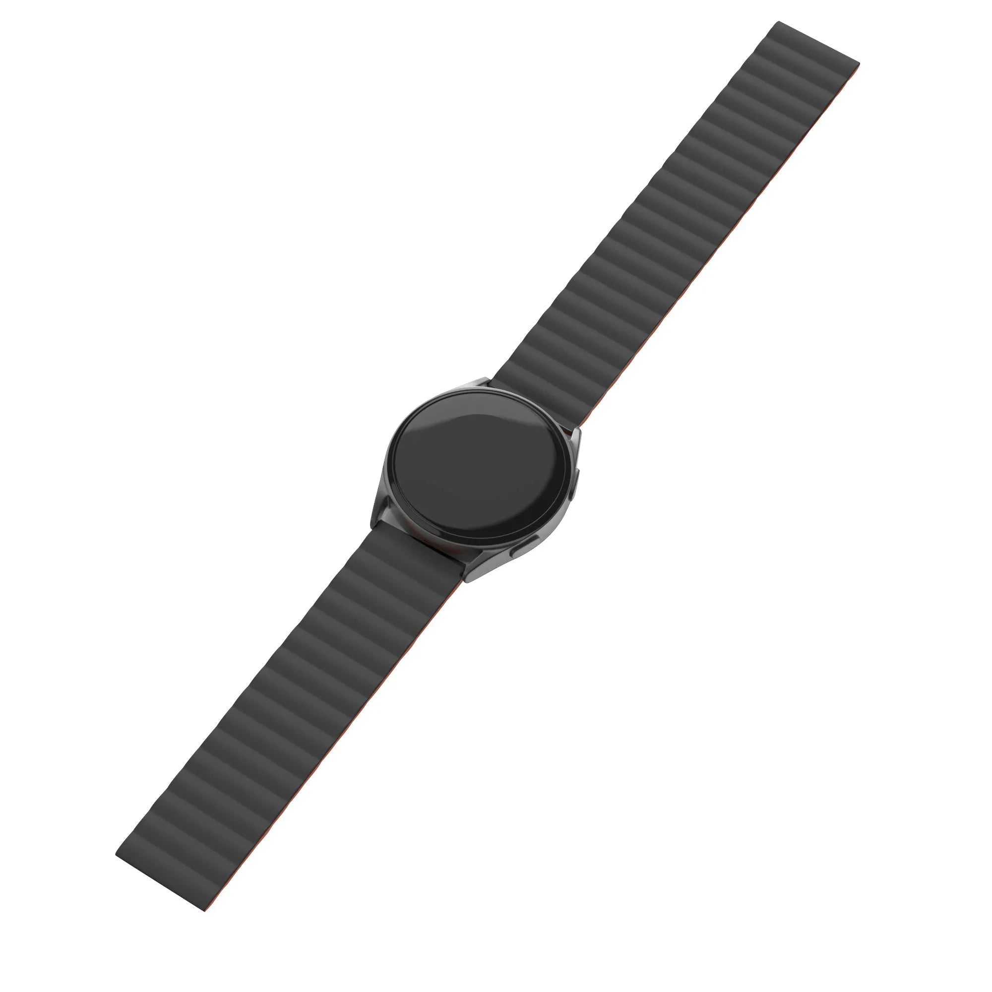 Bracelet magnétique silicone Gard Pro Health Smartwatch 2 (noir/orange)