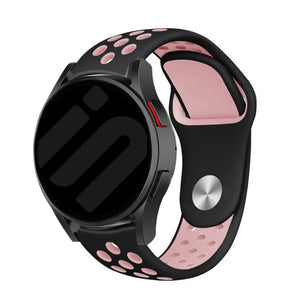 Withings Steel HR Sport Sport Strap (Black/Pink)