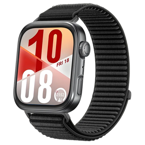Huawei Watch Fit 4 Pro Nylon Wave Strap (Black)
