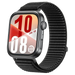 Huawei Watch Fit 4 Pro Nylon Wave Strap (Black)