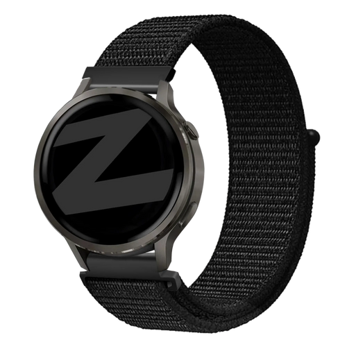 Bandz Garmin Forerunner 255s Nylon Loop Strap (Black)