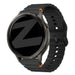 Bandz Bracelet silicone ondulé Garmin Forerunner 265s (noir)
