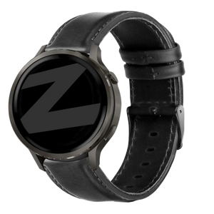 Bandz Garmin Approach S50 Leather Strap 'Classic' (Black)
