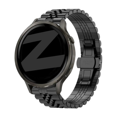 Bandz Bracelet acier 'Jubilee' Garmin Vivomove Sport (noir)
