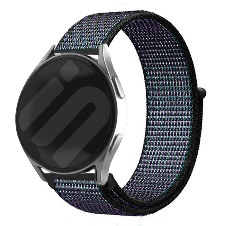 Bracelet nylon Xiaomi Watch S4 (noir/bleu)
