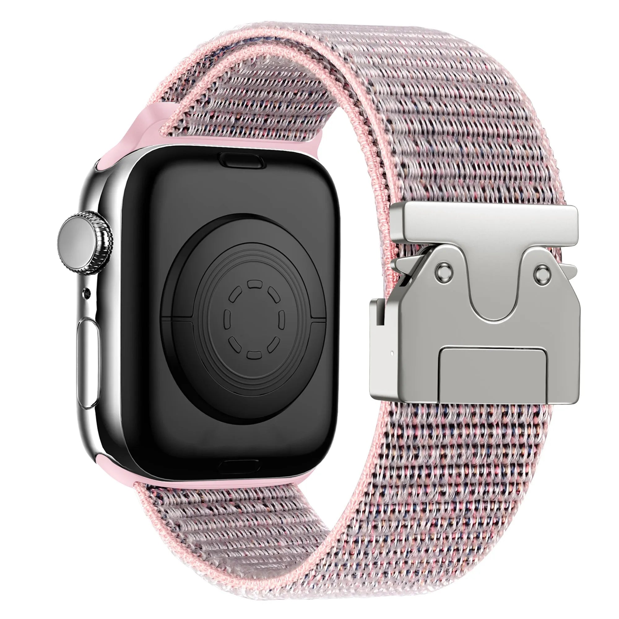 Bandz Bracelet nylon 'Classique' avec P-buckle Apple Watch (sable rose)