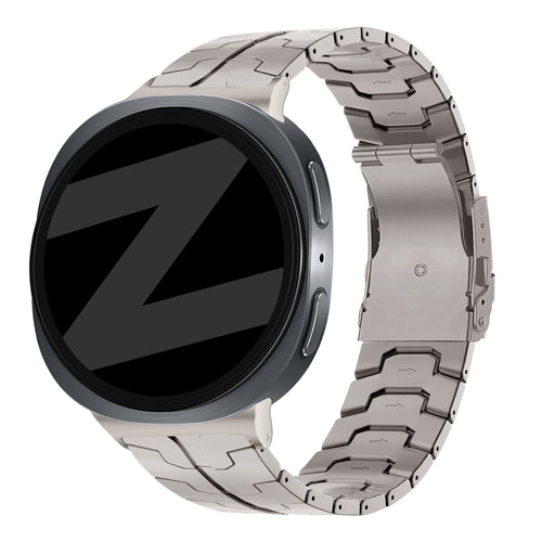 Bandz Samsung Galaxy Watch 9 - 40mm Titanium Strap 'Iron' (Titanium)