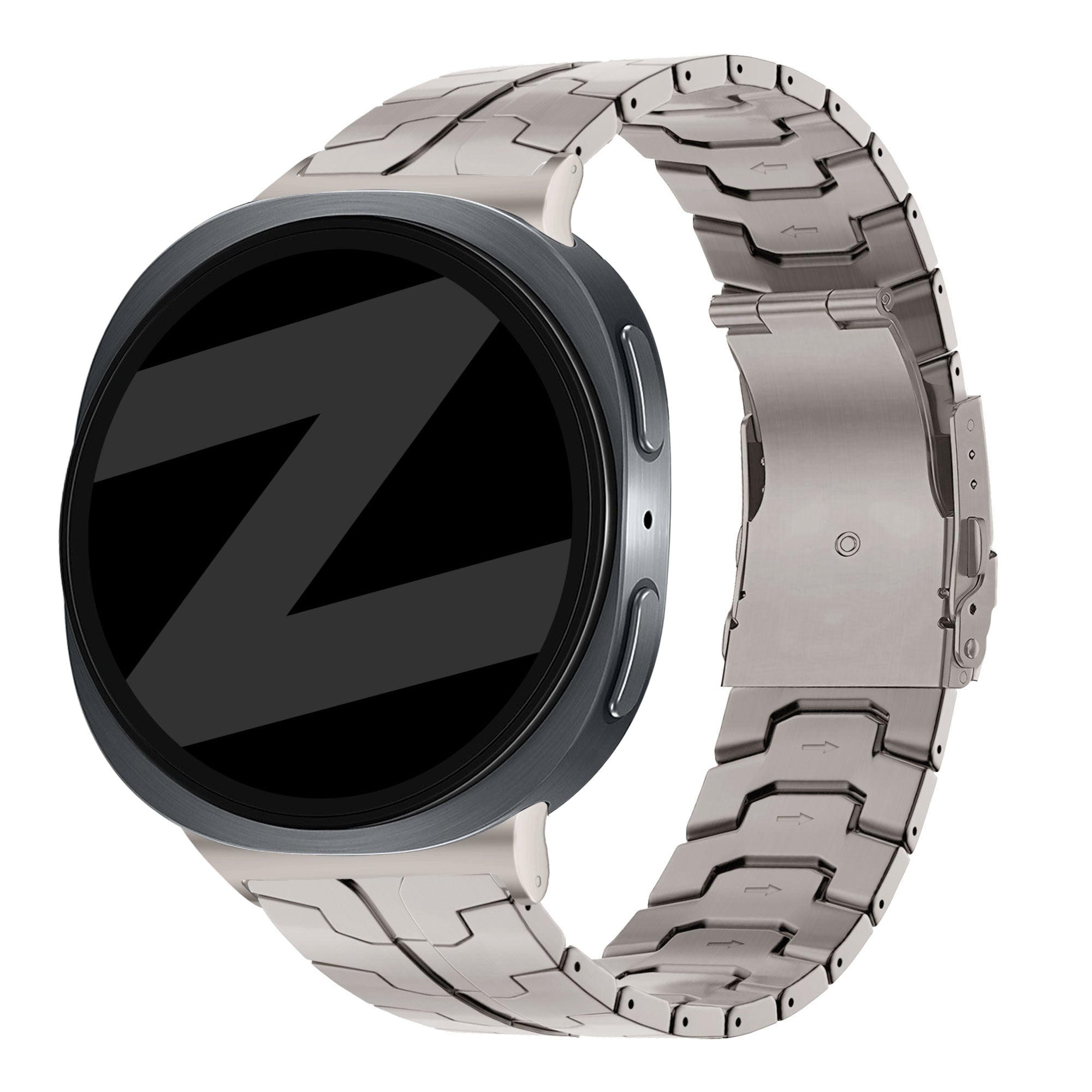 Bandz Samsung Galaxy Watch 9 - 40mm Titanium Strap 'Iron' (Titanium)