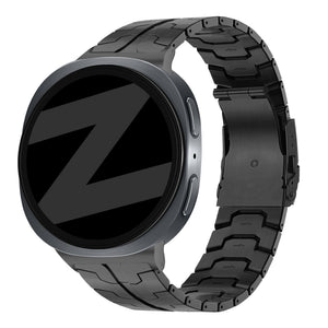 Bandz Samsung Galaxy Watch 8 Classic Steel Strap 'Iron' (Black)