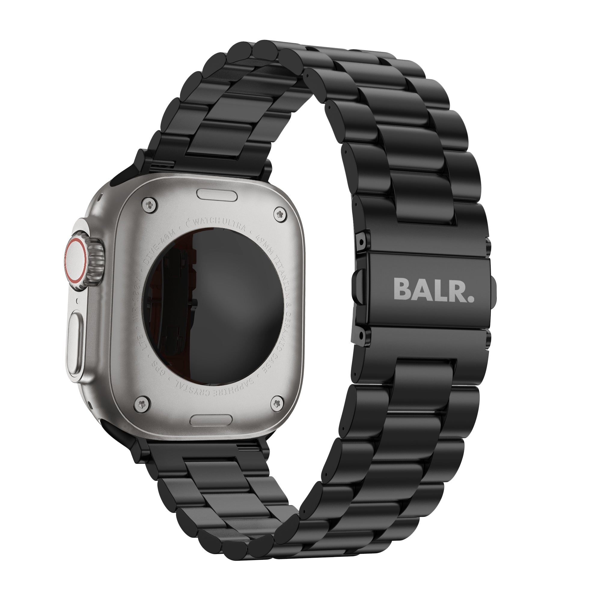 BALR Bracelet titane Apple Watch Ultra (noir)