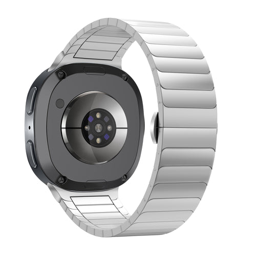 Bandz Samsung Galaxy Watch 8 - 44mm Steel Strap 'One Bead' (Silver)